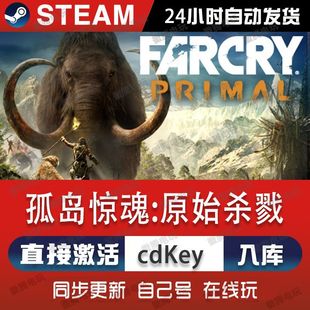 孤岛惊魂 单机电脑游戏全球区玩pc 原始杀戮steam游戏cdkey激活码