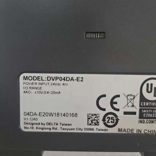可维修台达PLC模块，型号DVP02DA-E2、DVP04DA-E议价