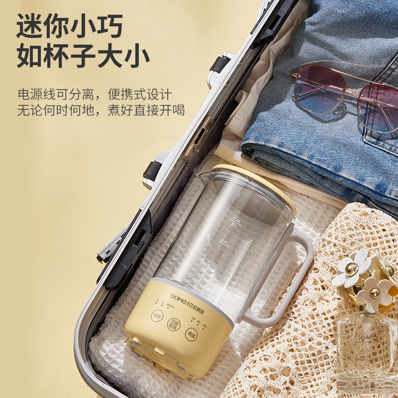 养生壶办公室多功能煮茶器迷你玻璃烧水壶小型恒温花茶壶养生杯