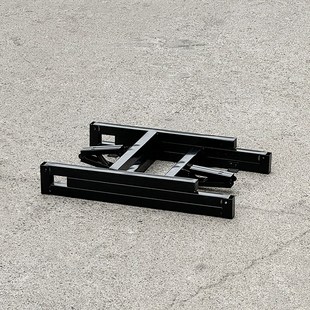 折叠桌子架 小桌腿金属桌脚铁架子 矮桌子腿 长方形支架 吃饭桌架