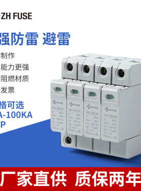 正浩ZR-C385-60浪涌电涌保护器1P/3P+N/4P二级防雷避 雷器