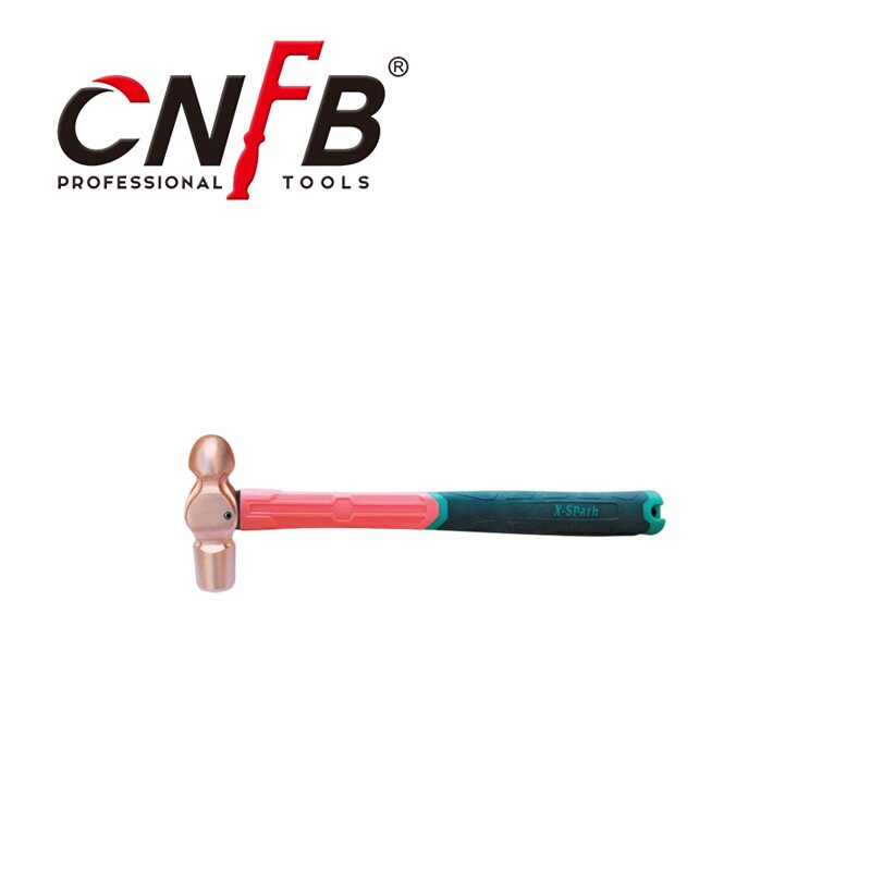 桥防/CNFB钛青铜T8U303钛铜防爆塑柄圆头锤无磁耐磨耐腐蚀