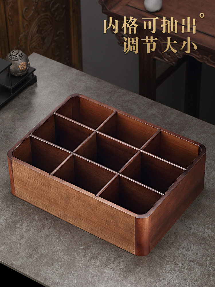 实木博古架紫砂茶壶摆放收纳架展示架桌面置物架茶具架小型办公室