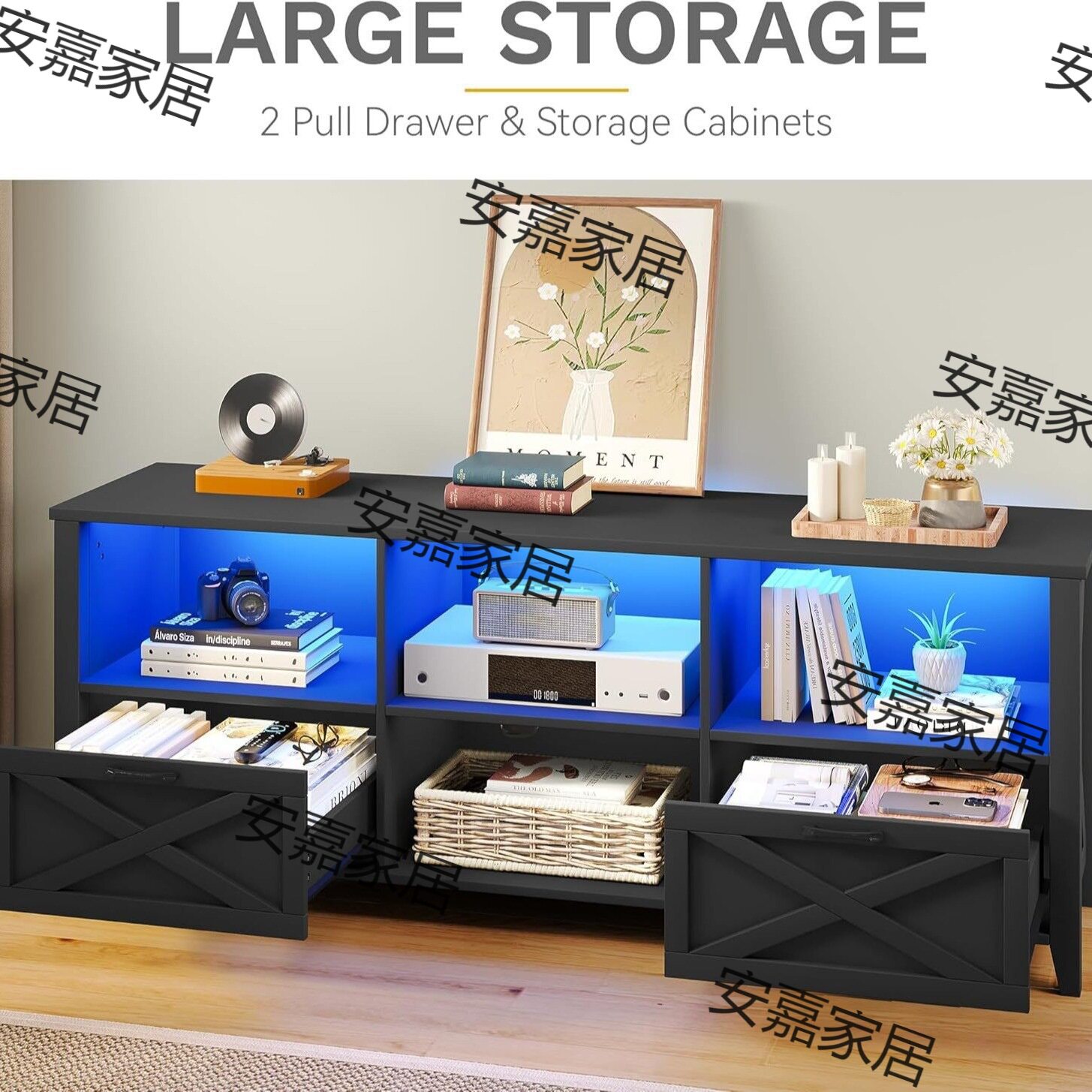 电视柜欧式电视机框卧室电视亚马逊简约亚马境外跨境外贸机架影音