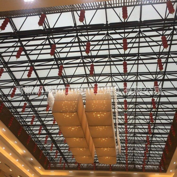 上海禹熙网架厂钢结构檩条钢构雨篷 工程承包玻璃屋面 钢结网架屋