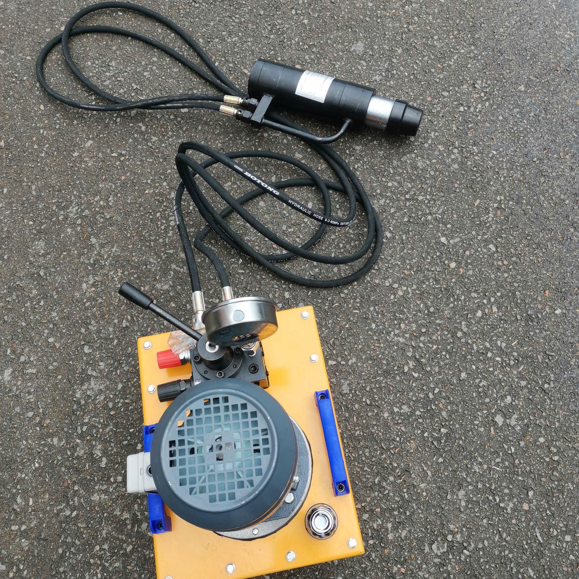 电动液压张拉机具桥梁预应力钢绞线张紧器煤矿用巷道张拉机