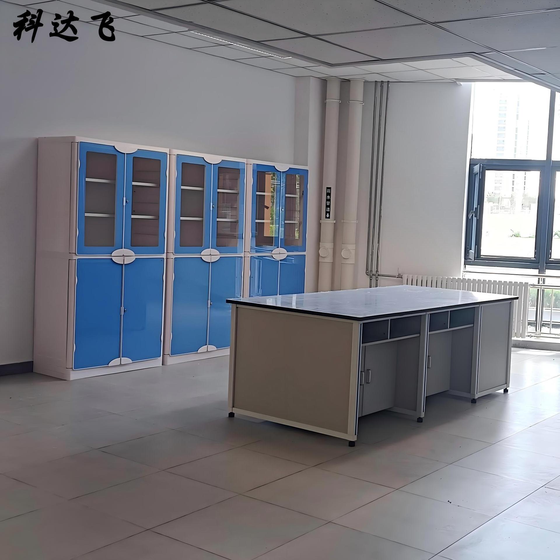 仪器柜PP药品柜危化品柜全钢通风柜PP化学品检测工作台带柜子图片
