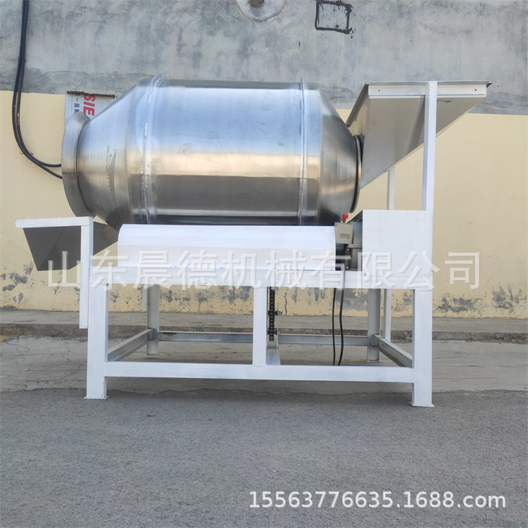 不锈钢滚筒搅拌304搅拌罐拌料机 卧式辣椒调味料混合机