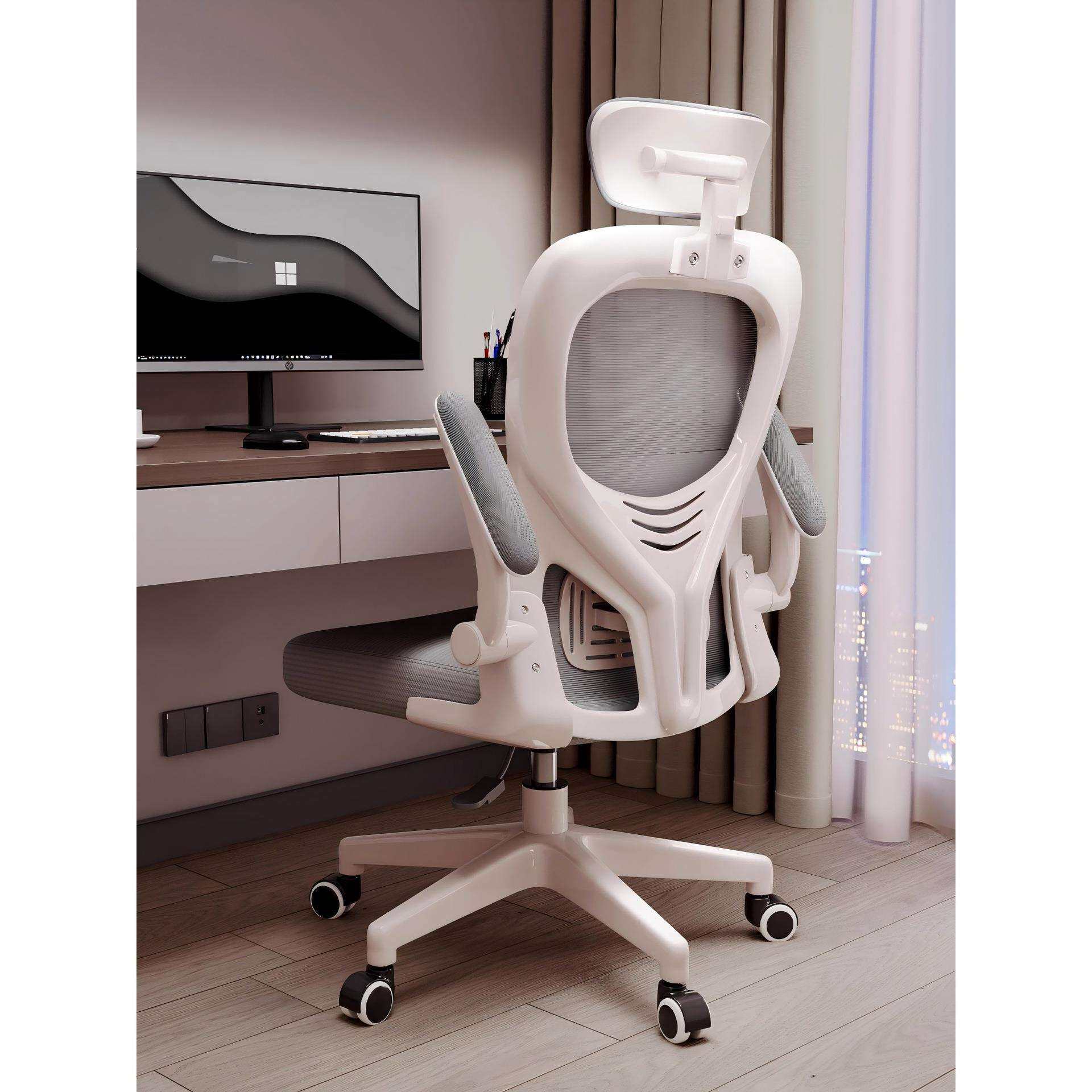 电脑椅家用可旋转人体工学书桌专用写字学习办公椅舒服久坐电竞椅