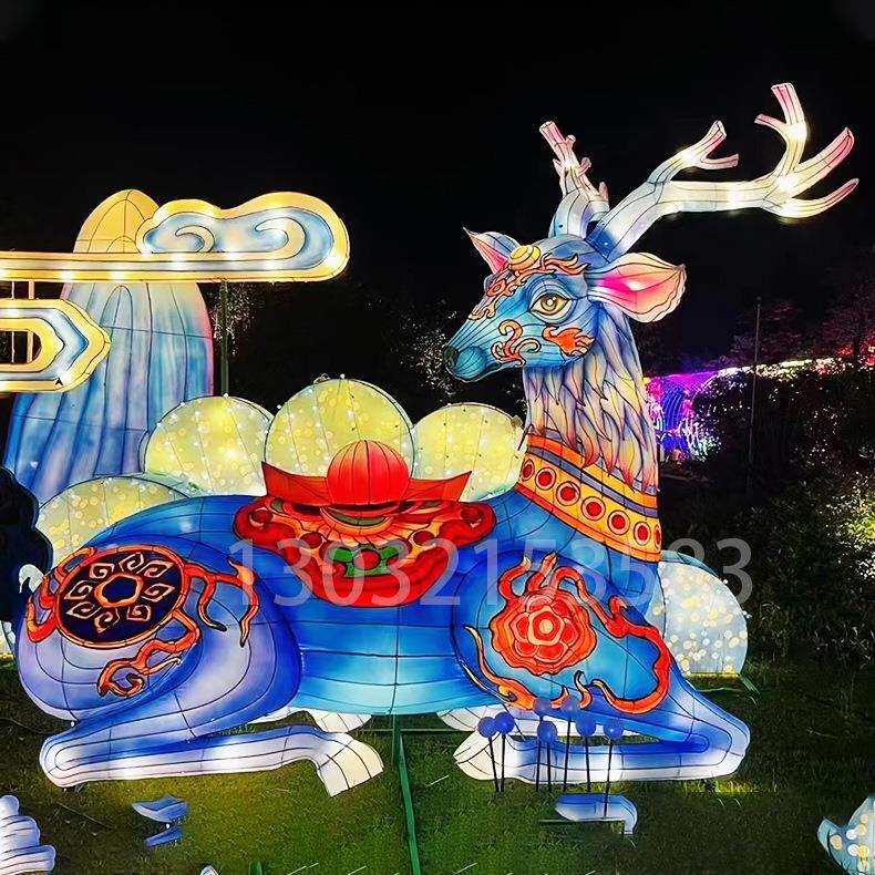 大型花灯彩灯春节元宵节节日引流亮化景观气氛花灯灯展个性庙会
