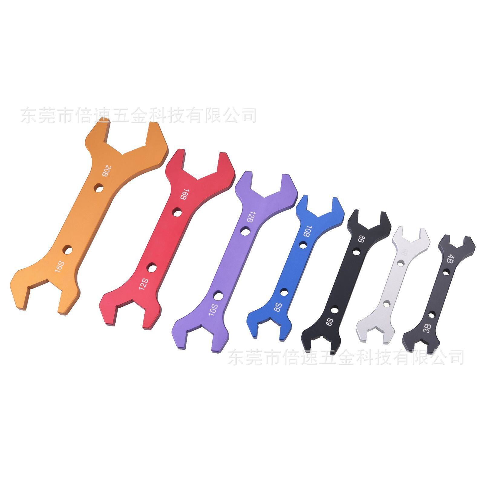 跨境汽车改装工具精密铝合金扳手7件套 BILLET ALUMINUM ALLOY