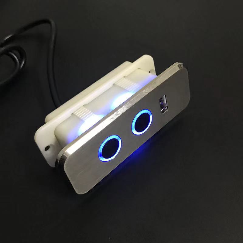 电动床沐足沙发按摩椅伸缩床配件带usb升降开关手控器手柄控制器