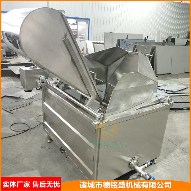 方形炸筐的鸭舌油炸机 炸虎皮凤爪电加热油炸锅 港式凤爪油炸机