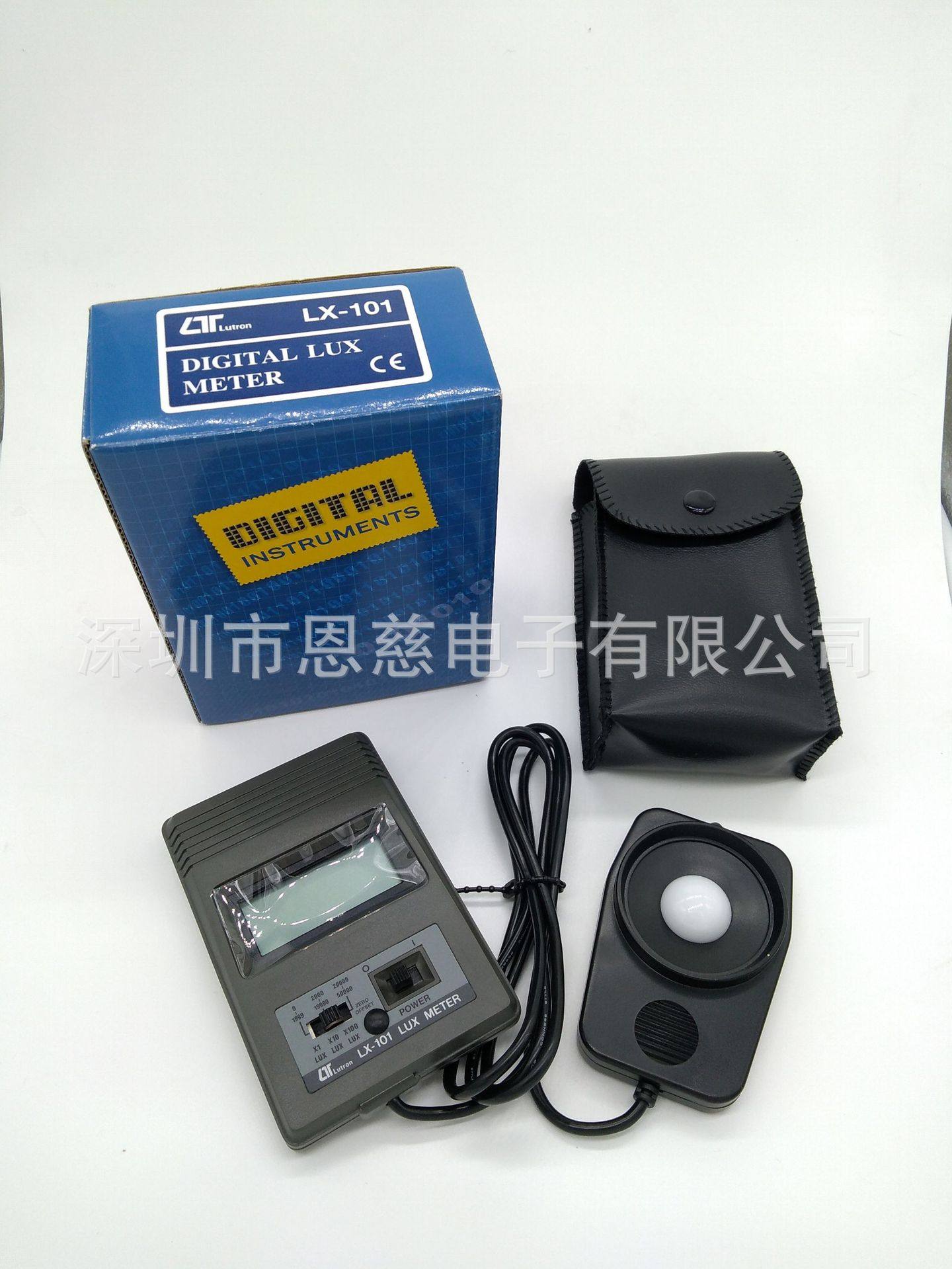 台湾LUTRON路昌LX-101照度计迷你型光度计LX101数字照度仪光度表