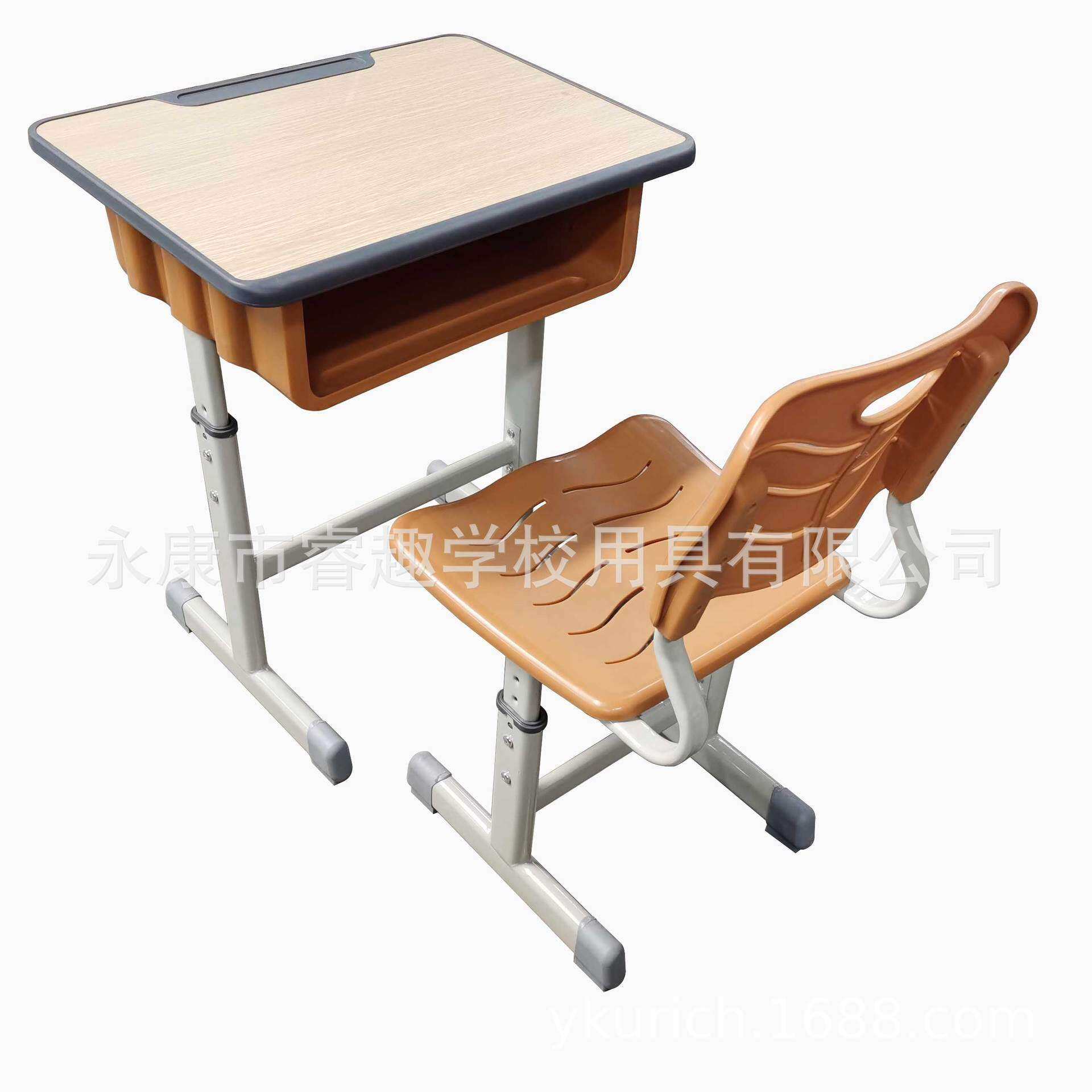 学校小学生课桌椅培训班课桌椅升降桌子椅子儿童学习桌椅校具