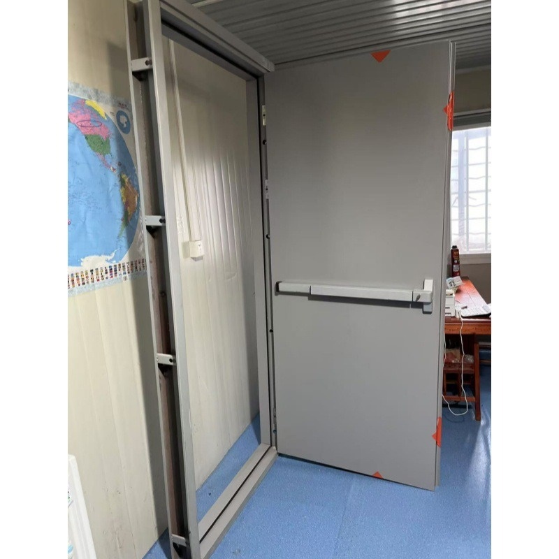 精选多款颜色UL标准120分钟防火钢制安全级门带推杆