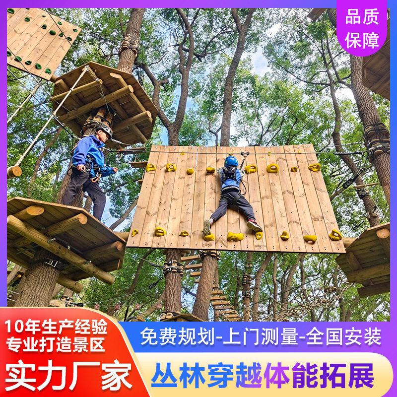 丛林穿越户外拓展设备大型公园景区室外成人儿童闯关游乐设施厂家