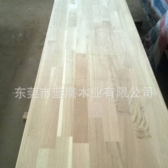 定制白橡木板客桌板橡木暗齿指接板木板整板可油漆CNC加工