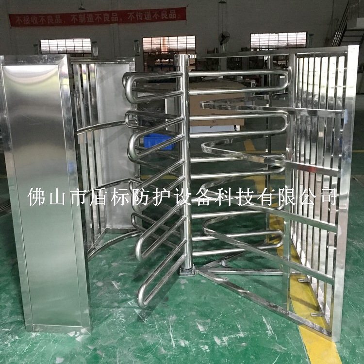 手动控制单向梳状旋转闸-车站安全通道门 半封闭式栅栏单向门