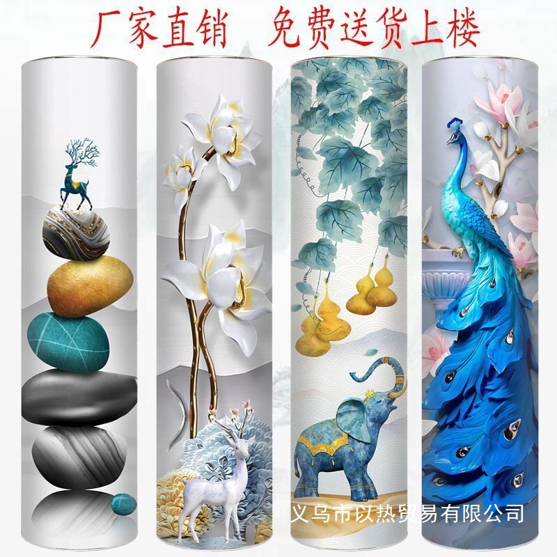 360旋转圆柱鞋柜大容量省空间