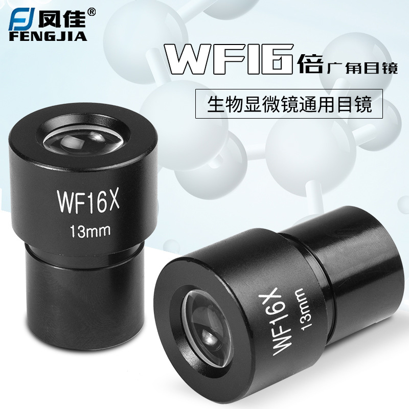 凤佳16倍广角目镜生物显微镜目镜直径23.2mm广角目镜WF16X