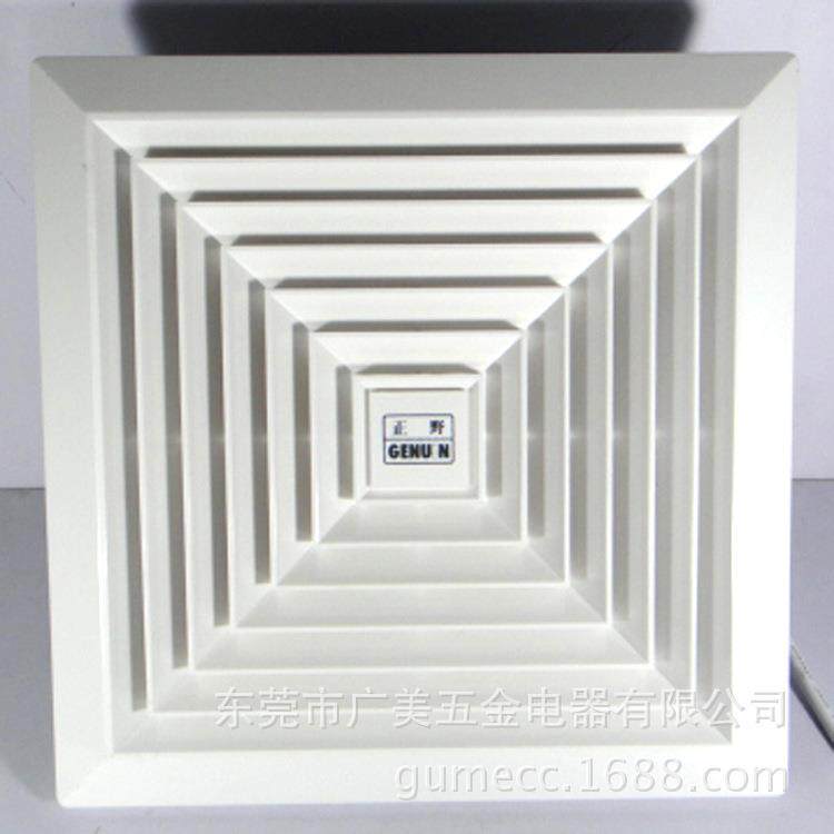 正野排气扇10寸厨房卫生间吸顶式直排式天花板换气扇APT25A