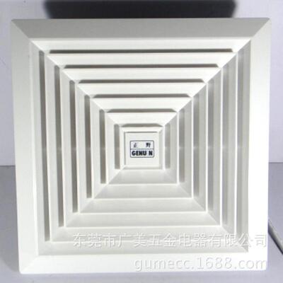 正野排气扇10寸厨房卫生间吸顶式直排式天花板换气扇APT25A