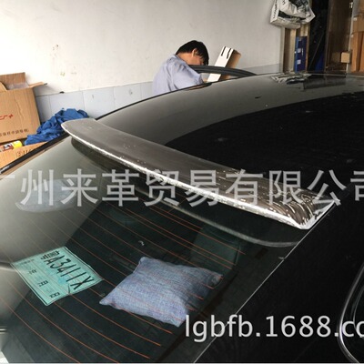 英菲尼迪 Q50碳纤维 改装尾翼 Q50L专用压尾翼免打孔后扰流板顶翼