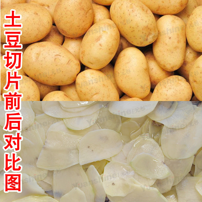 商用大型擦丝机土豆波浪片切片机胡萝卜切丝机薯片加工设备