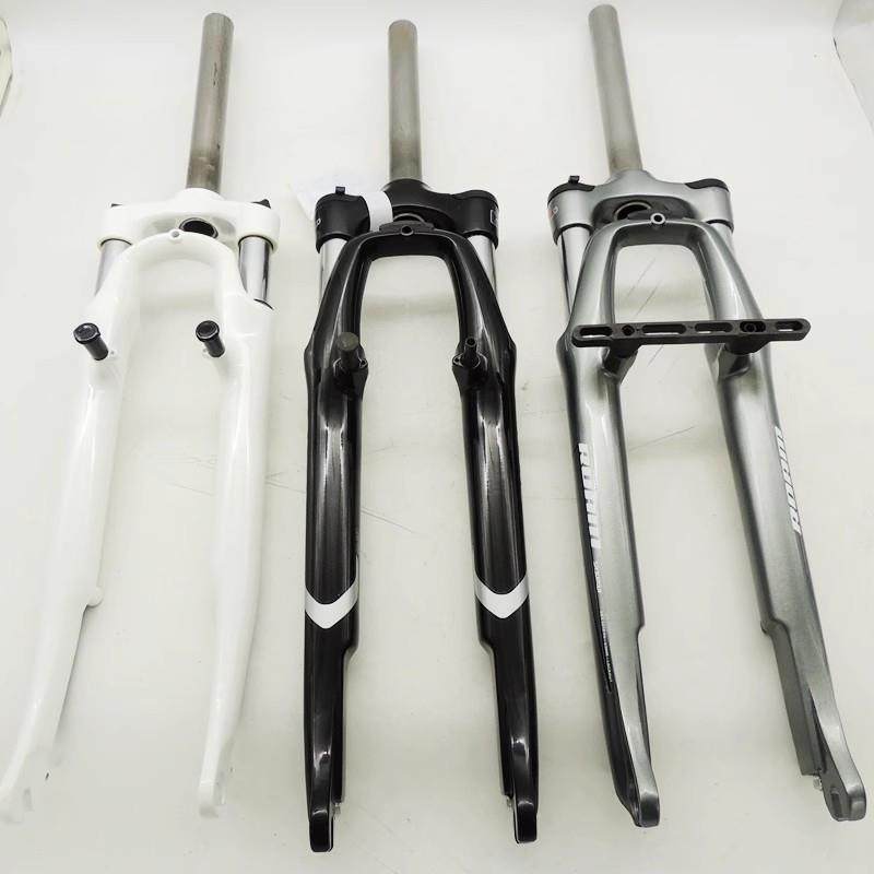 三拓700c公路自行车旅行车铝合金v刹避震前叉肩控锁死直管上管