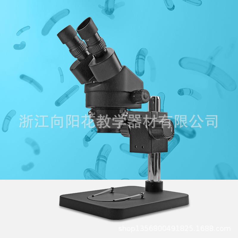小连变连续变倍显微镜SZM45-B1小底座黑色无光源双目工业显微镜