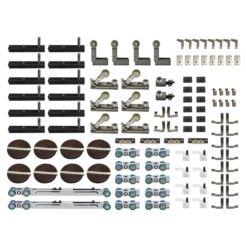齐平互推6联动 滑轮 底部联动系统
