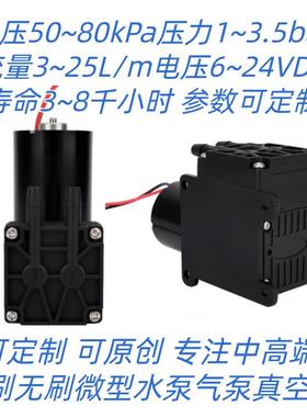 工厂生产无刷泵微型直流12V4VB12B80R37-83kpa可.定.制