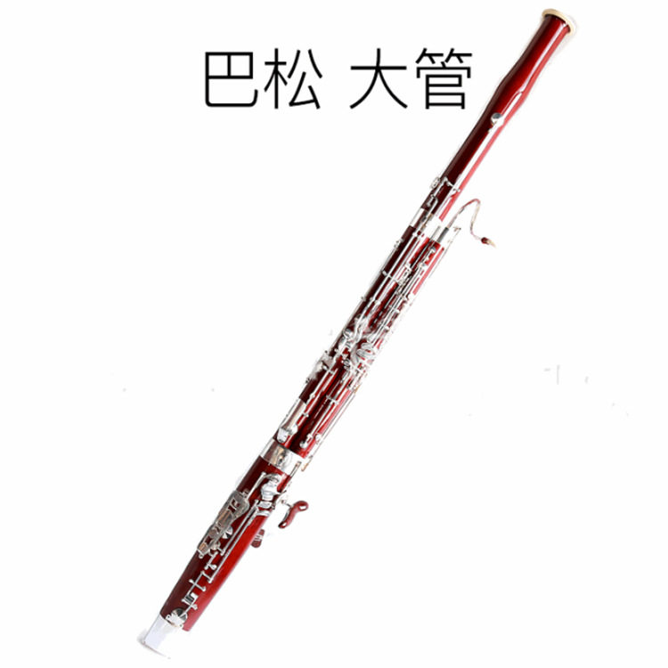 枫木巴松大管C调镀银键演奏级