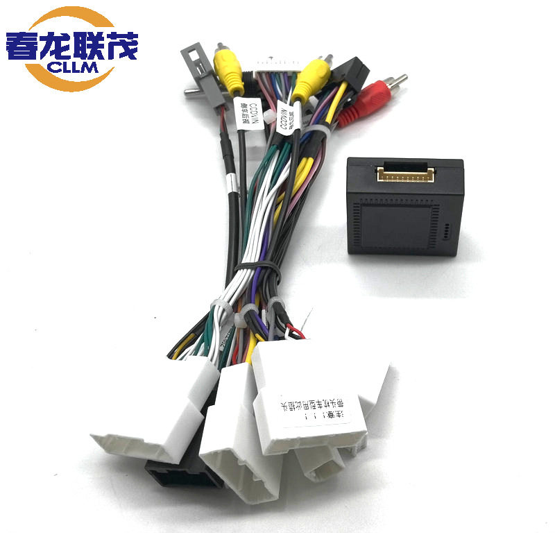 HT-FT-28适用于22款丰田锐放高配/24款霸道电源线+18款凯美瑞USB