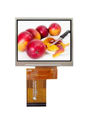 Z35008 3.5寸LCD液晶显示屏320*240分辨率RGB+SPI接口用于考勤机
