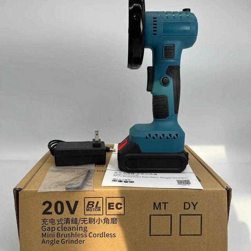 大功率锂电角磨机无刷迷你手持式家用抛光切割机角向迷你磨光机
