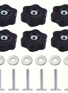 6packTTrackKnobKit6StarK/420ThreadedBolts
