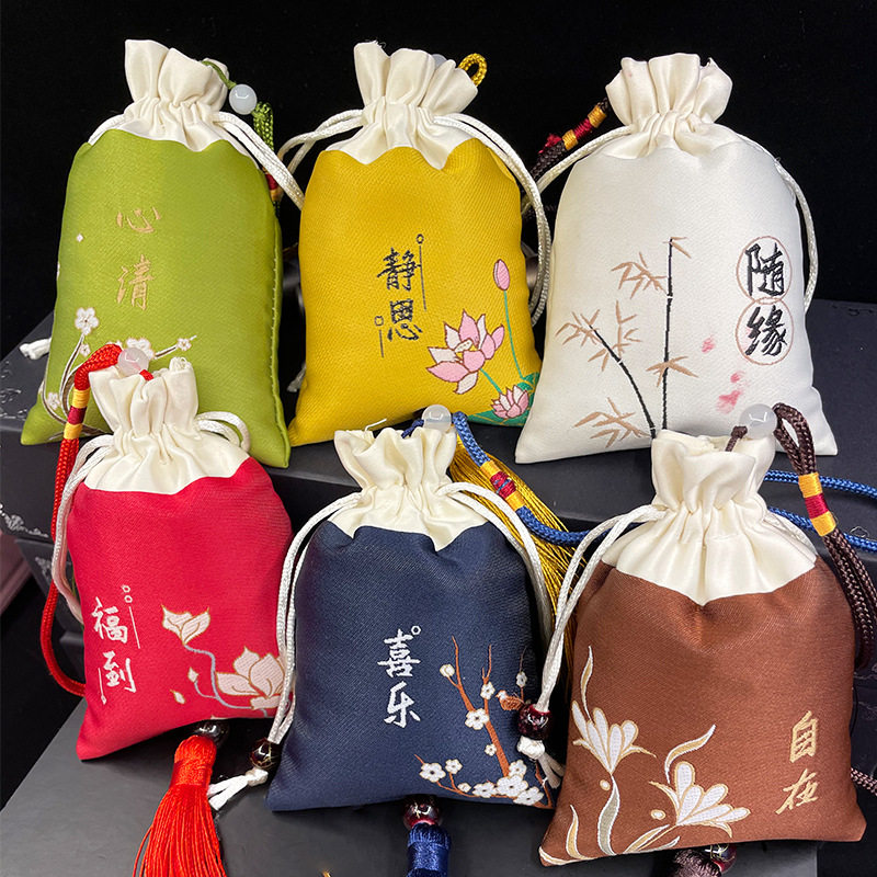 活性炭包汽车去味国风炭包新车除甲醛除异味炭包车内饰品摆挂件#