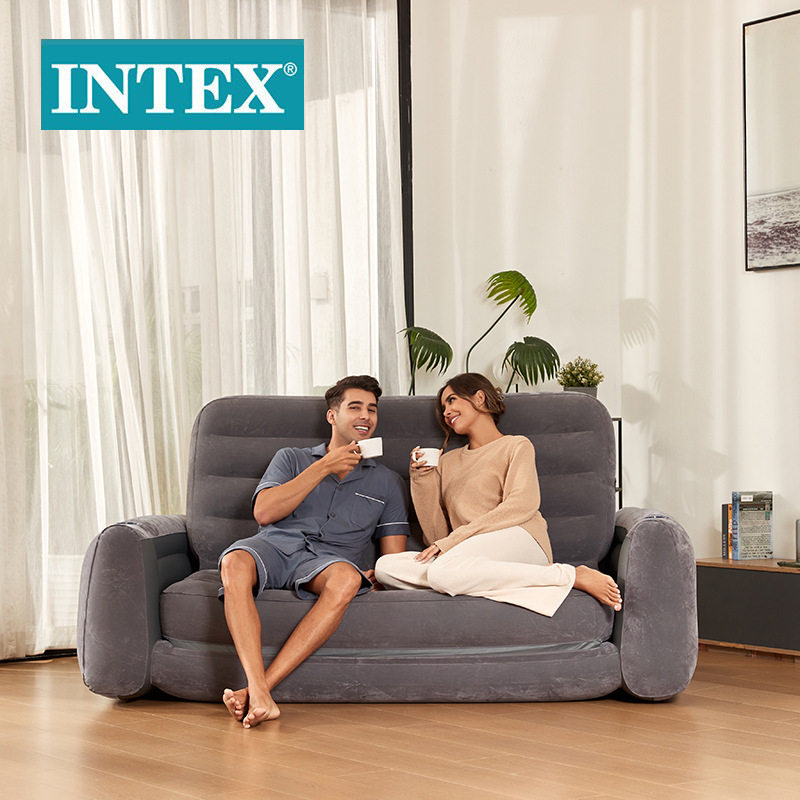 INTEX长方形双人折叠充气沙发床