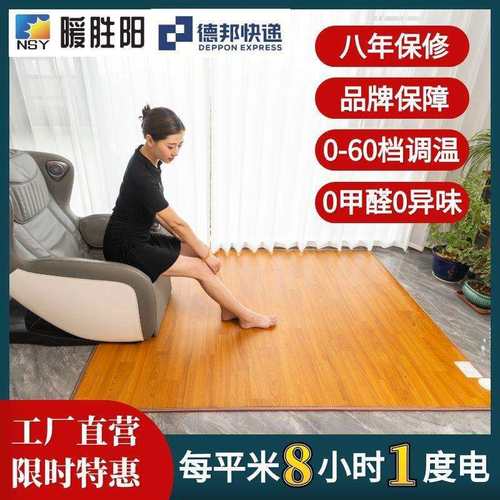 碳晶地暖垫加热地垫电地暖客厅石墨烯发热垫地热垫家用取暖地坐垫