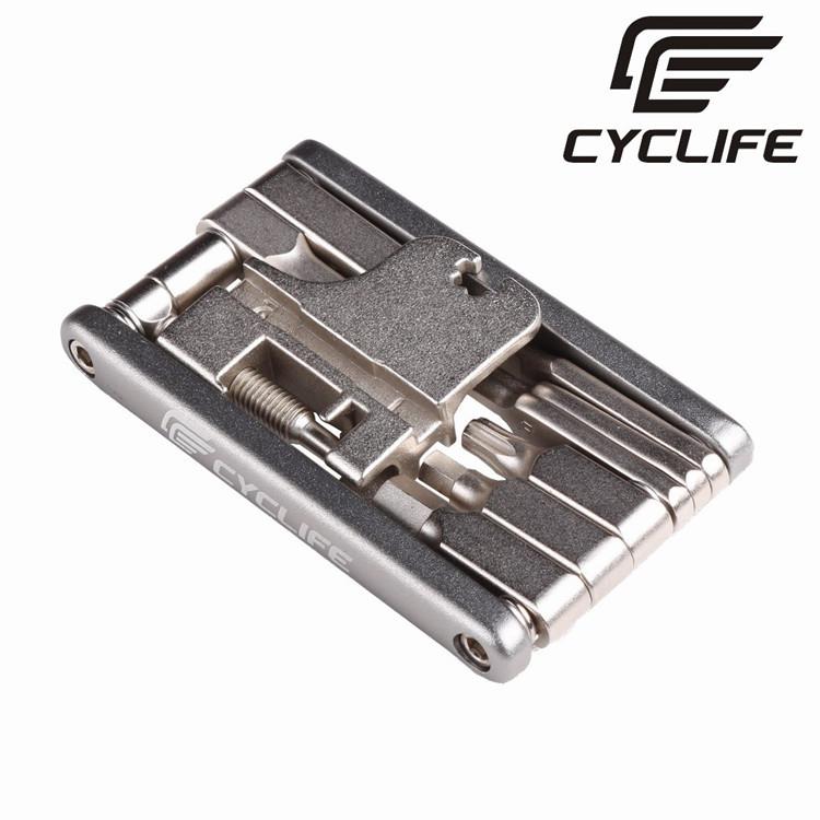 CYCLIFECL-616自行车组合折叠工具16合1带截链器T25钢丝扳手