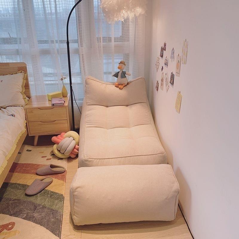 懒人沙发豆袋榻榻米单人休闲靠椅卧室小沙发躺椅网红地上沙发