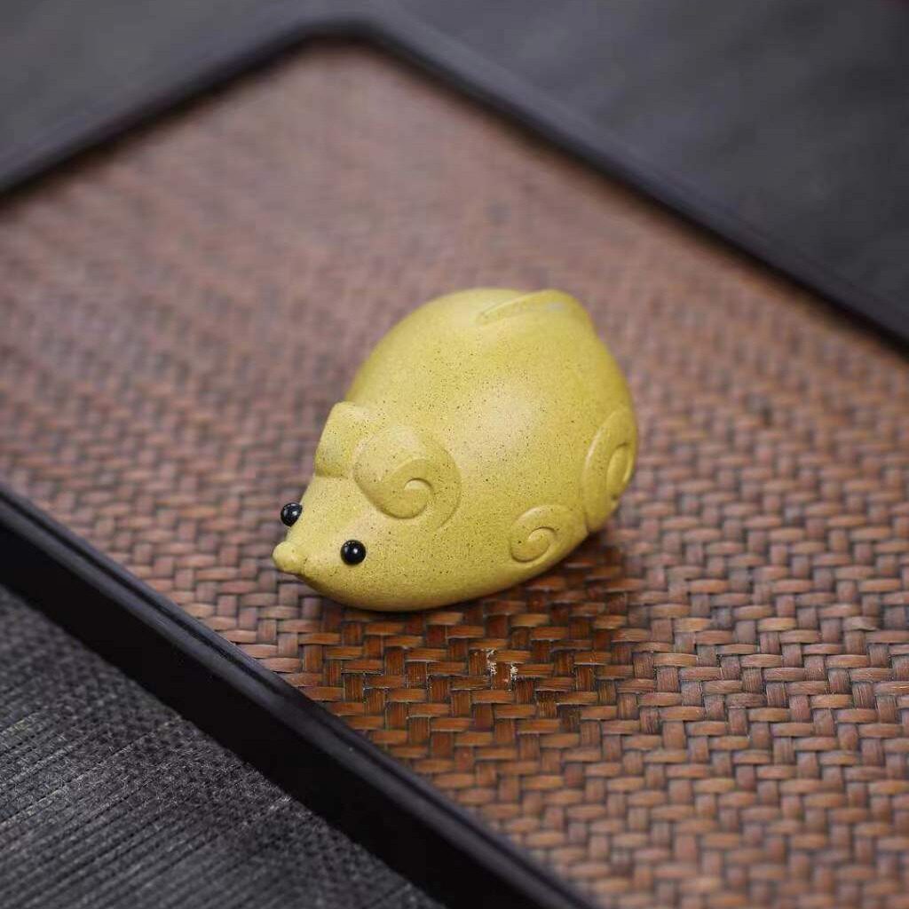 宜兴紫砂如意鼠茶宠高端精品