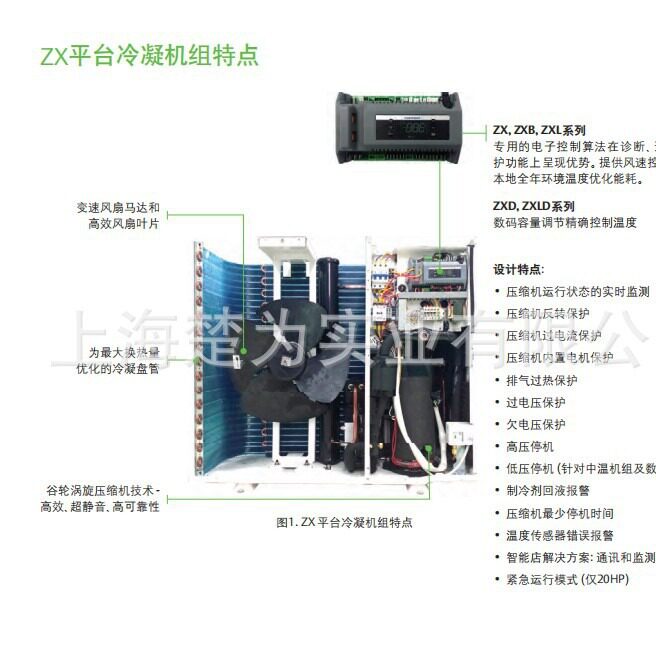 ZXL0300-TFD-451低温机组ZXL030E-TFD-451涡旋压缩机ZXL030