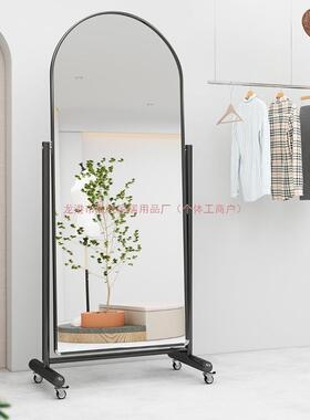 品质万衣向移轮落地子全身镜可动试衣镜服装店穿VUD镜舞蹈室直播