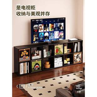 格子八子置物架书钢制铁艺书架格靠墙柜UTO自由组合格柜客厅储物