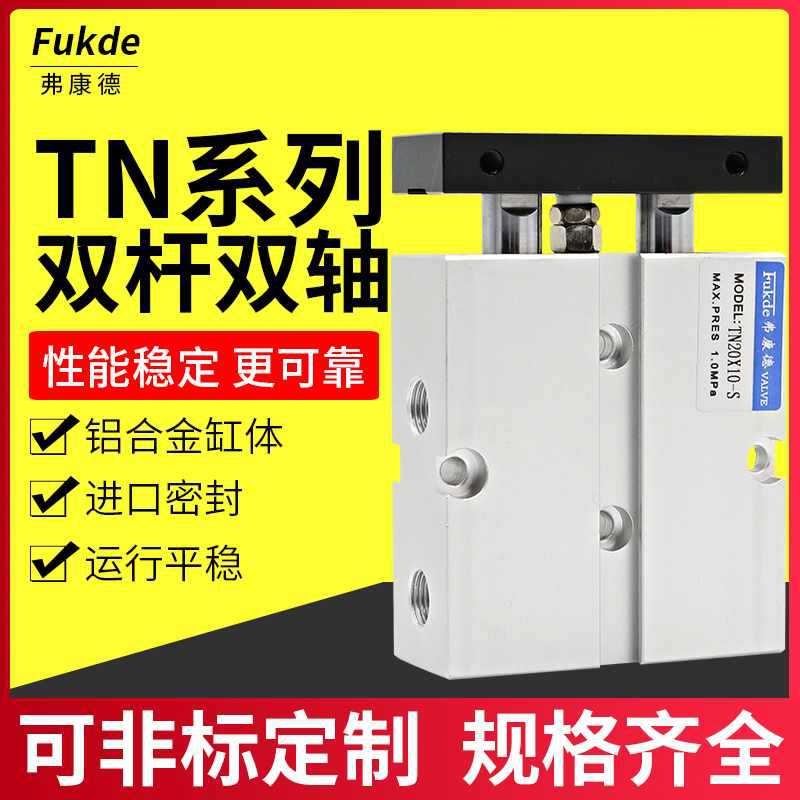 TN10x10s双杆气缸双出杆全套