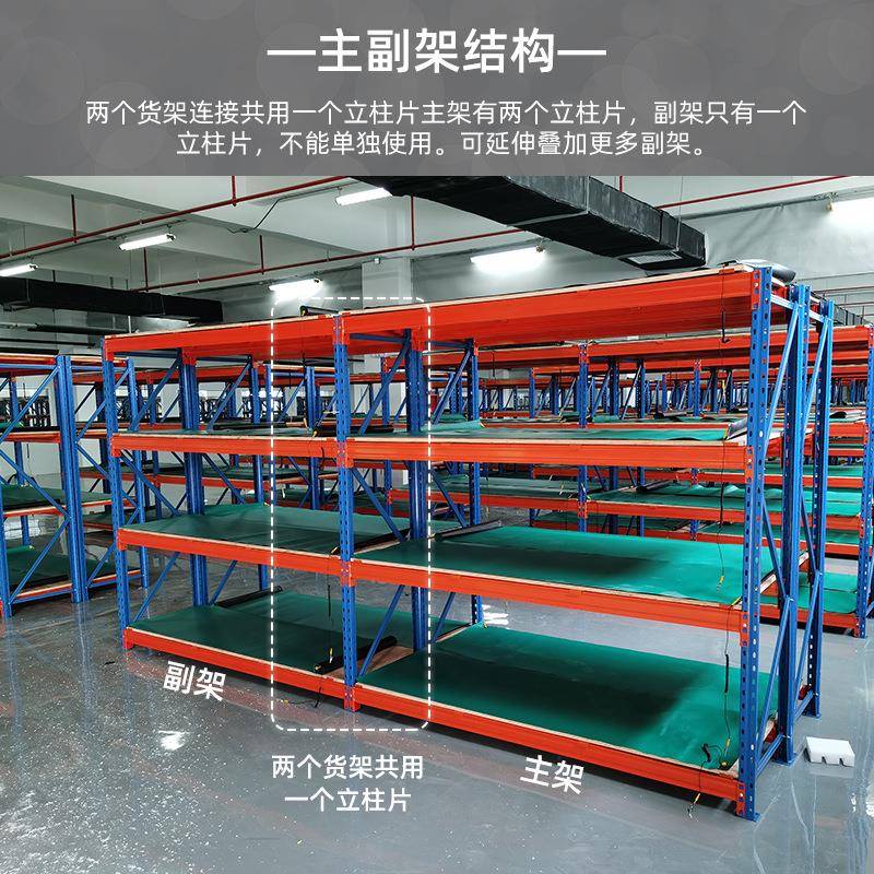 仓储货架高承重轻型重型冷热轧钢智能货架工厂家用货架置物架