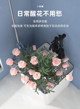 cs陶瓷拖把池阳台墩布池M家用拖X布5池小尺寸335新款F76656T6水池